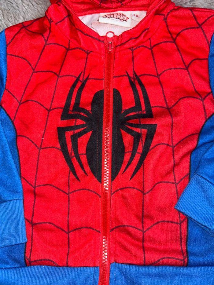 Gilet Spiderman avec capuche ( Masque ) - photo numéro 3