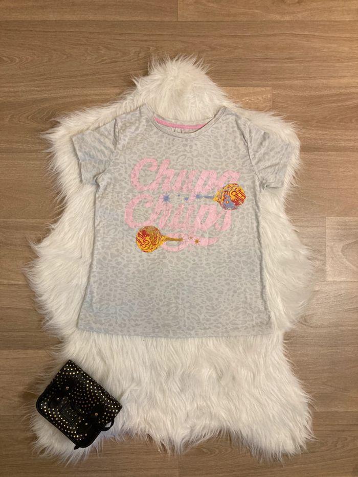 tshirt manches courtes gris et rose chupachups M/38 <•chupachups by primark> - photo numéro 2