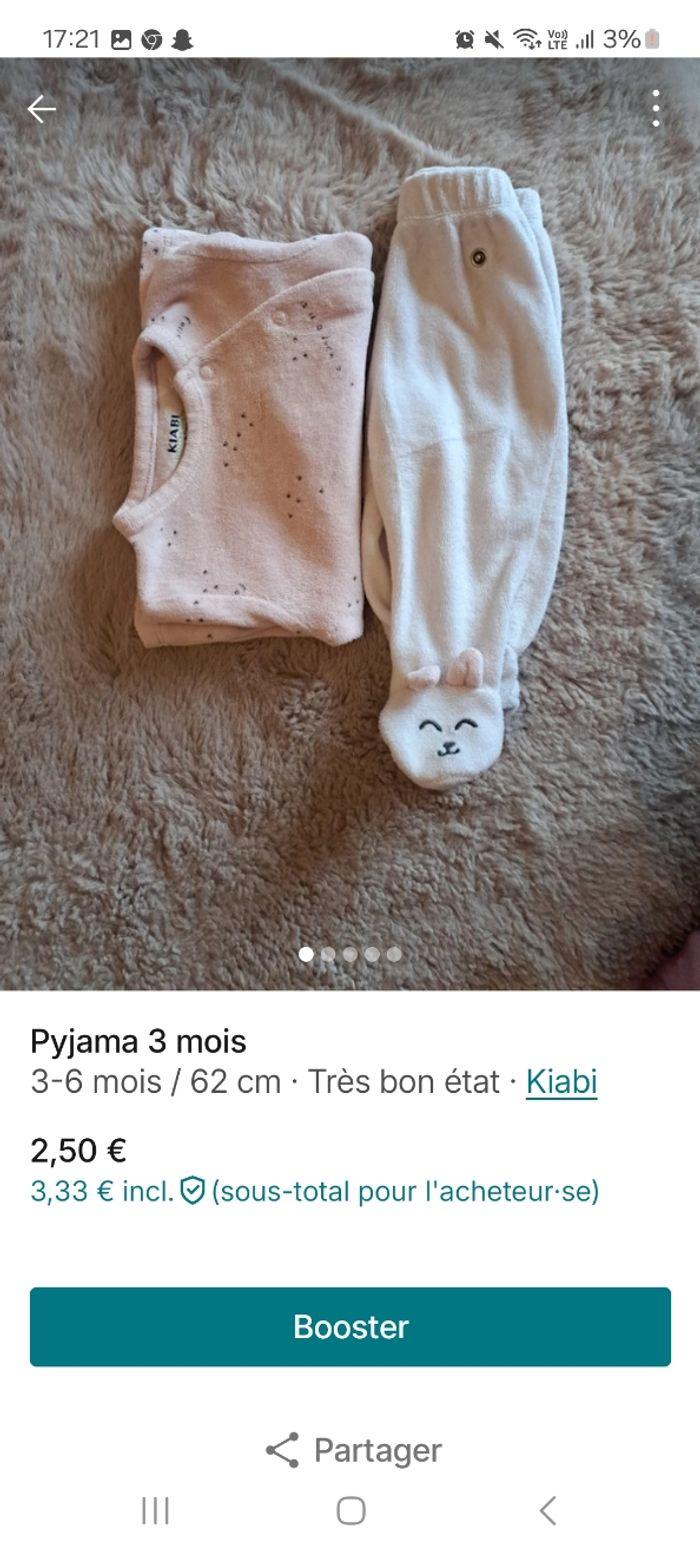 Pyjama 3 mois