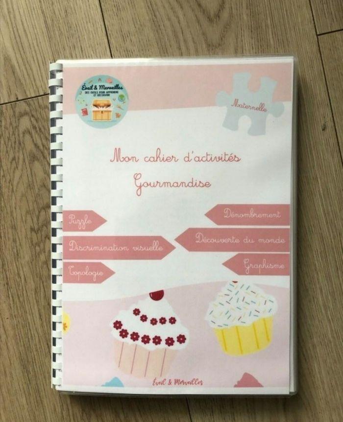 Cahier d'activités gourmandise entièrement plastifié - photo numéro 10