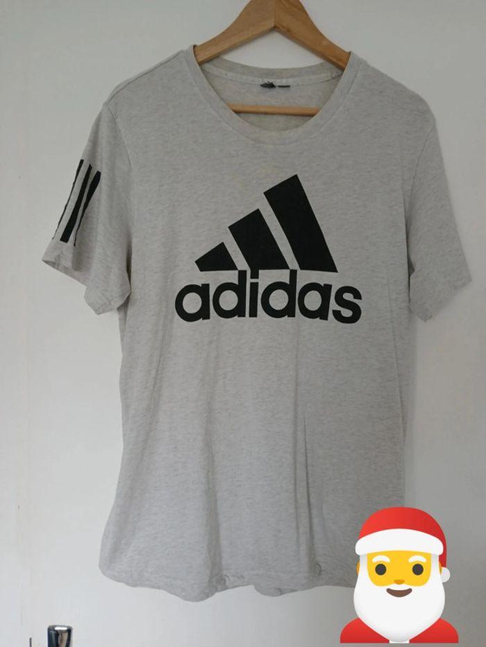 Tee shirt Adidas gris L - photo numéro 1