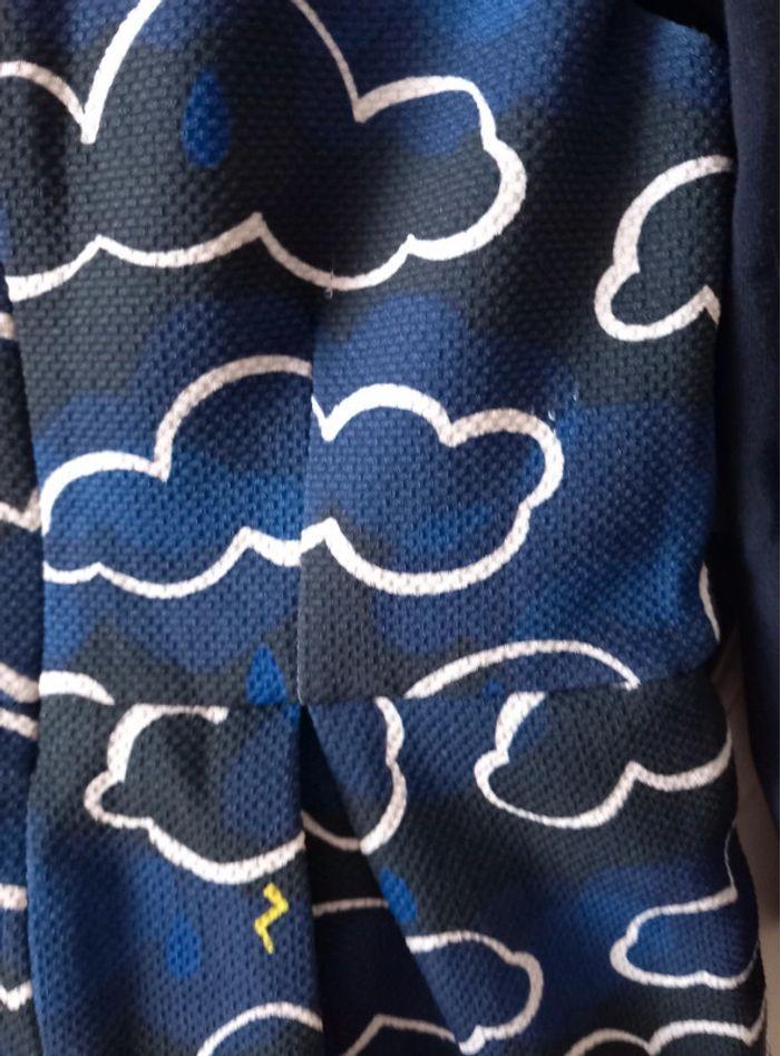 Robe et tee-shirt manche longue. Bleu marine motifs nuages Catimini 4 ans - photo numéro 7