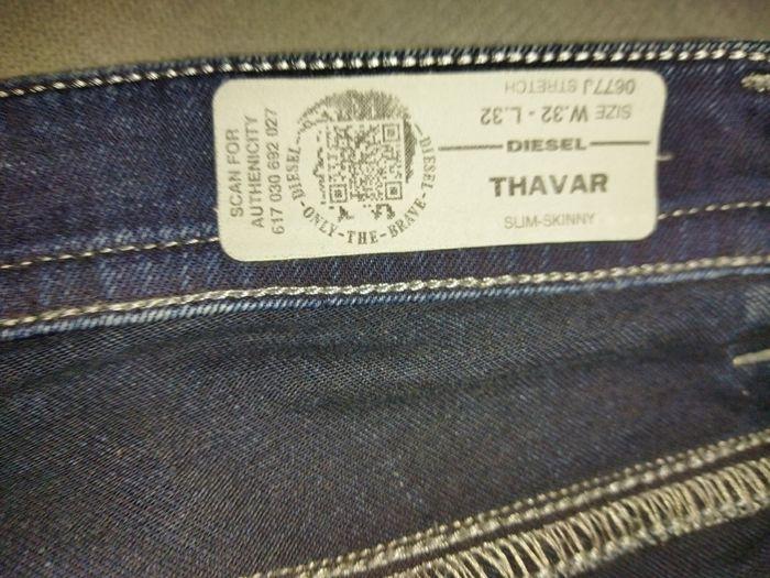 Jean diesel thavar w32 l32 bleu - photo numéro 6