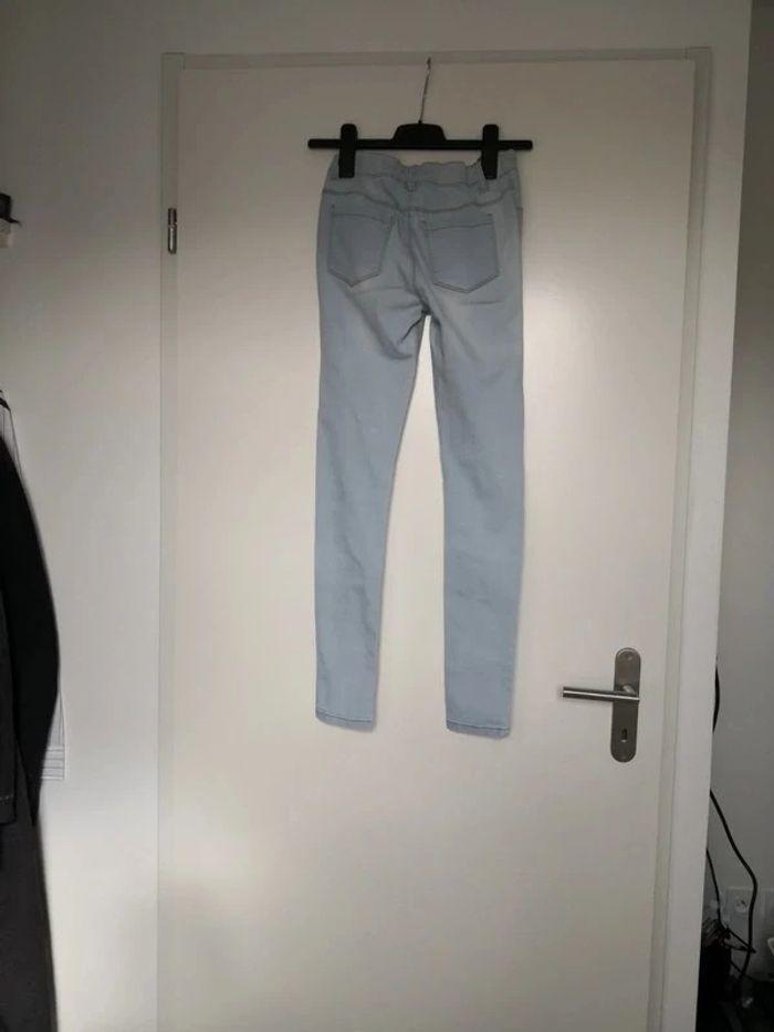 Jeans slim bleu clair taille 12 ans - photo numéro 5