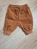 Pantalon velours camel