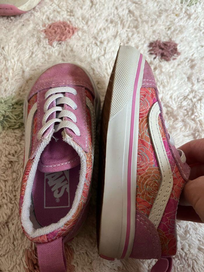 Vans rose old school taille 23,5 - photo numéro 2