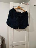 Short en tissu bleu marine yessica taille 46