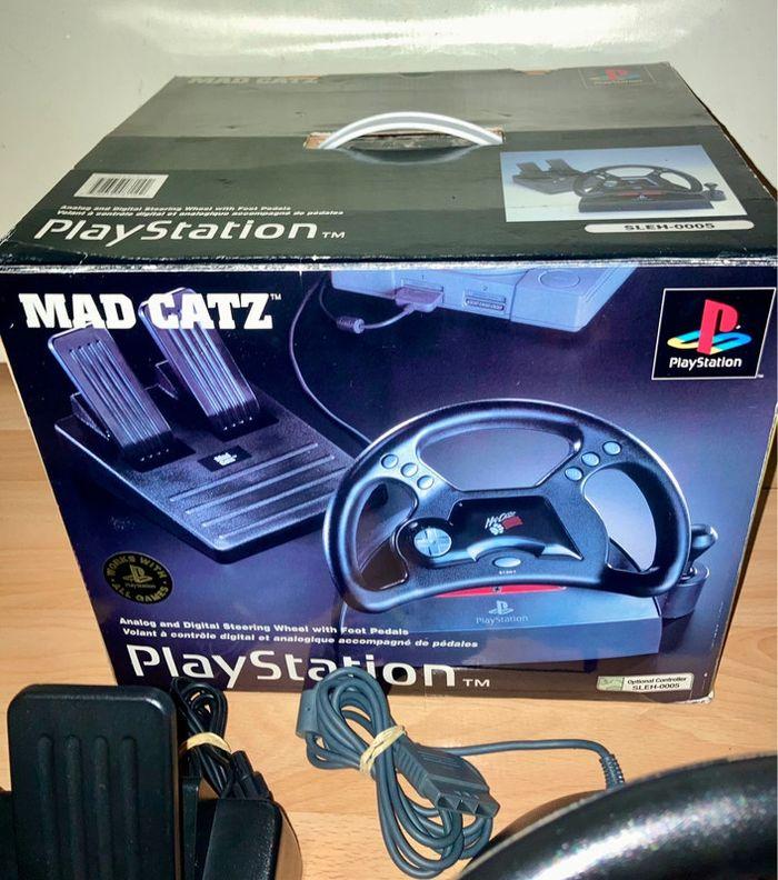 Volant Pédalier Mad Catz PS1 SLEH-0005 PlayStation - photo numéro 4