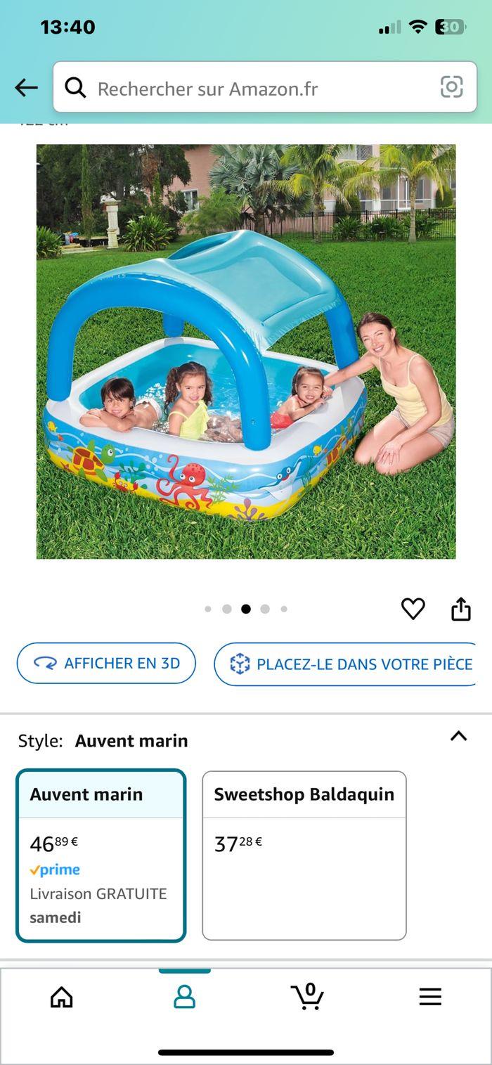 Piscine enfant protège soleil - photo numéro 2