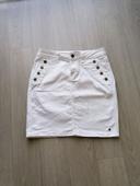 Bonobo jupe jeans denim blanche