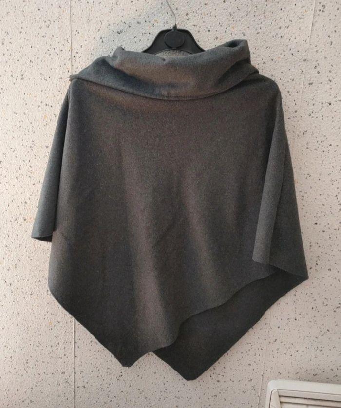 Poncho gris foncé M - photo numéro 3