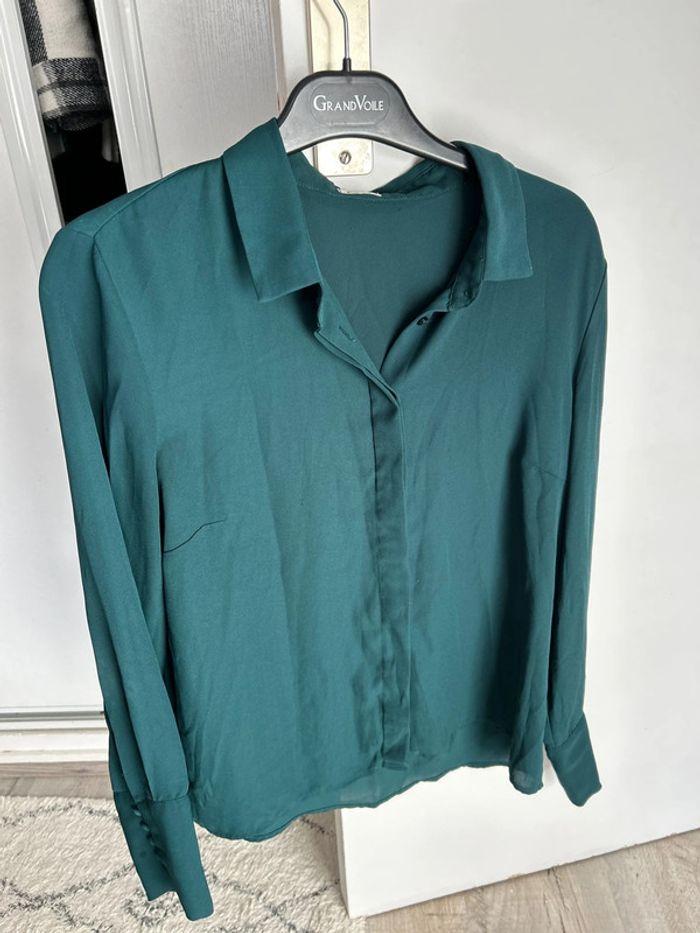 Chemise vert émeraude Pimkie taille S/M - photo numéro 1