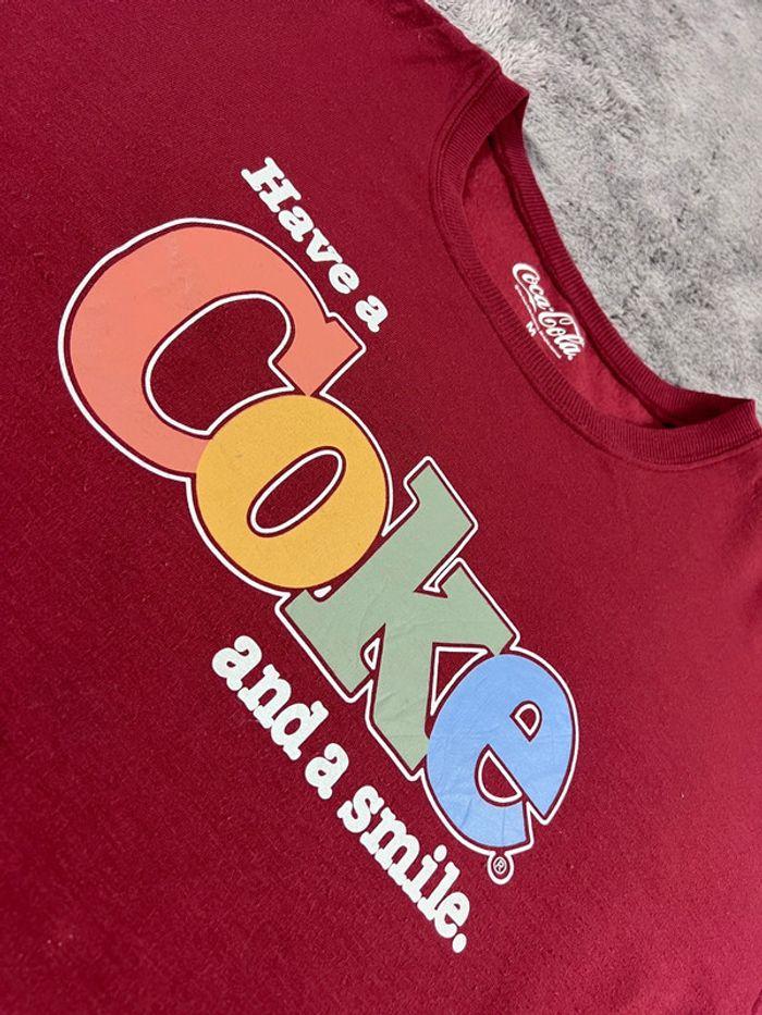 👕 Sweat 90’s Vintage Coca Cola Bordeaux Taille M 👕 - photo numéro 7