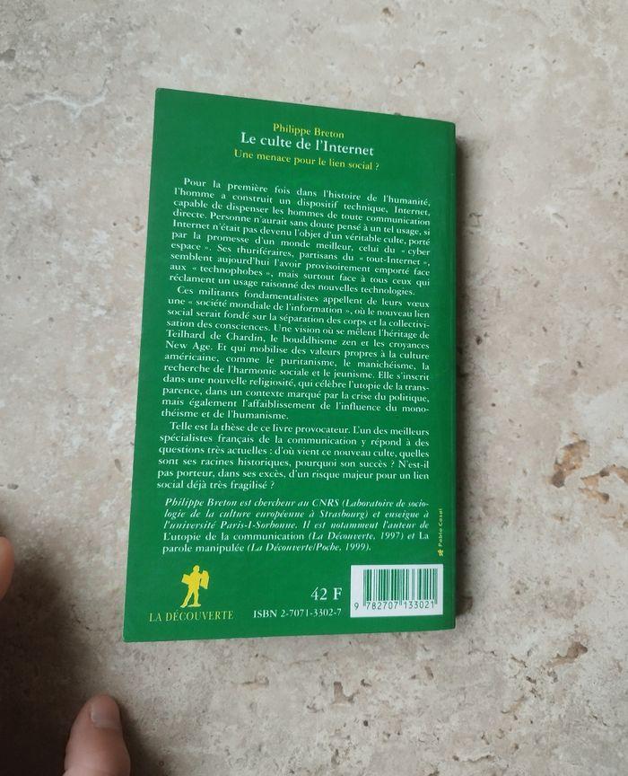 Sociologie Le culte de l’internet Une menace pour le lien social ? De Philippe Breton - photo numéro 7