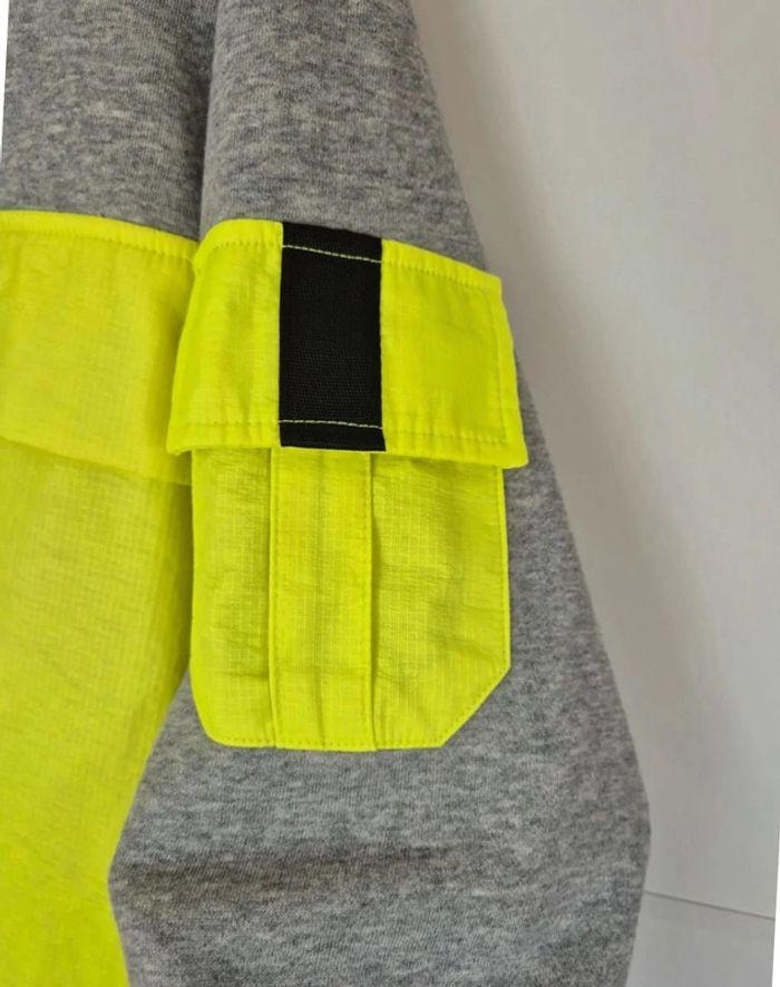 Sweat Project X Paris capuche gris et jaune fluo taille XL - photo numéro 6