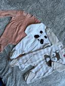 Lot de 3 pyjamas velours