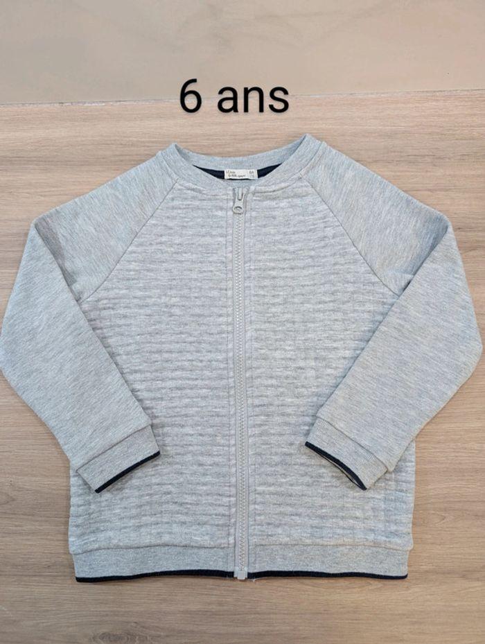 Veste grise - Taille : 6 ans - photo numéro 1