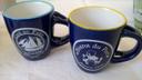 Lot de 2 tasses à café expresso bleu marine