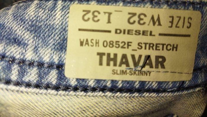 Jean diesel thavar w32 l32 bleu clair - photo numéro 3