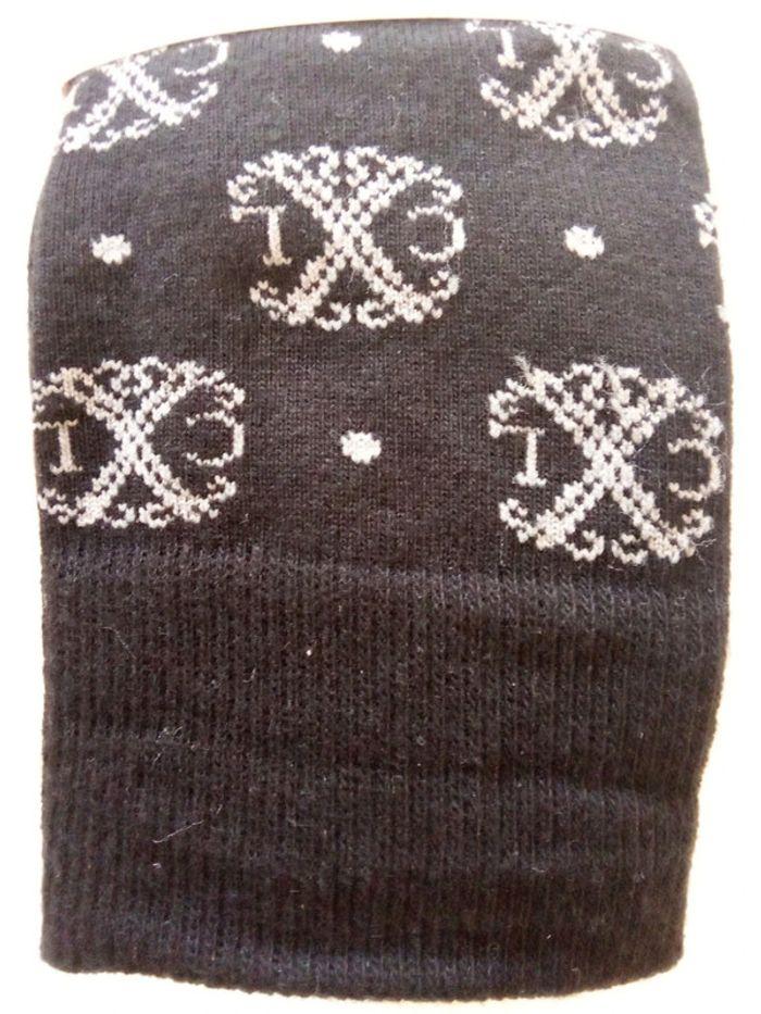 Lot de 3 paires de chaussettes noires Christian Lacroix avec logo en coton taille 39/42 - photo numéro 4