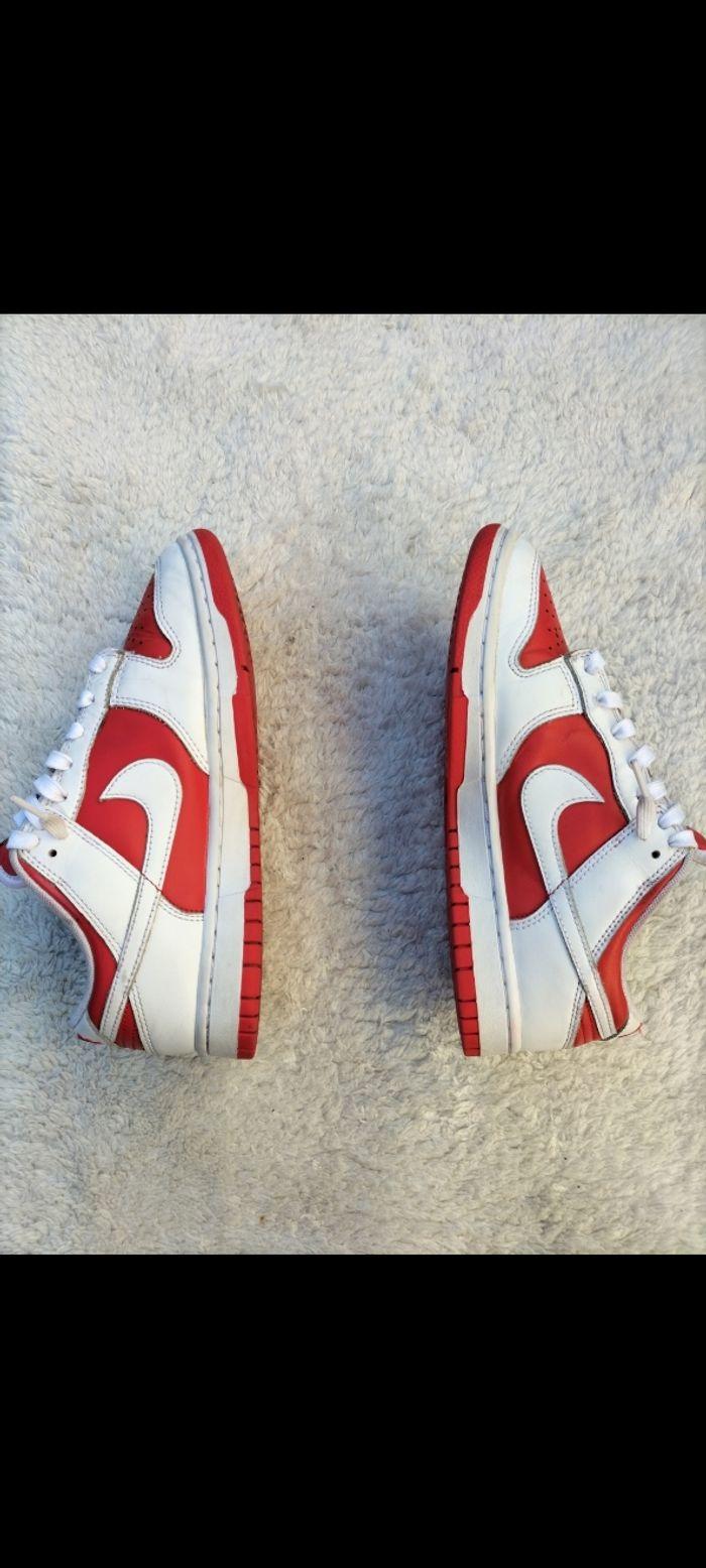 Nike dunk low "championship red" - photo numéro 3