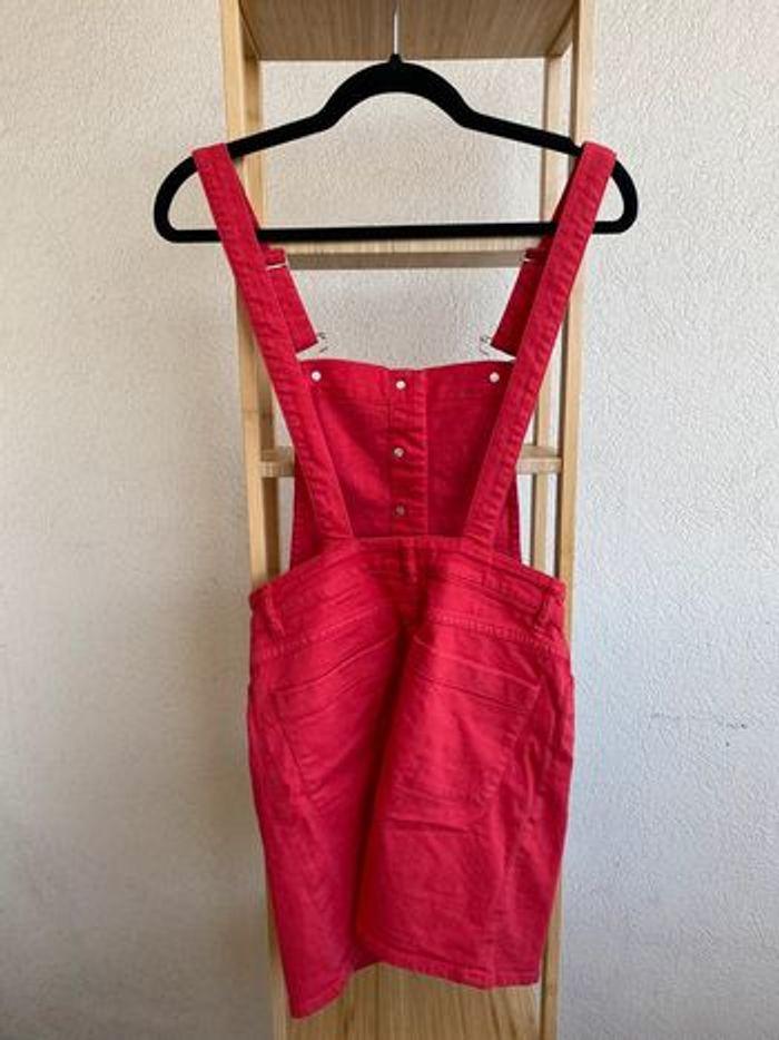 Robe salopette Maje rouge jeans Taille 34 - photo numéro 5