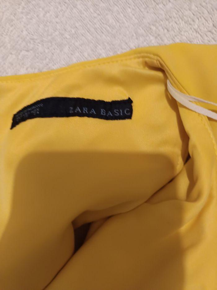 Petite robe jaune femme plus sac à main - photo numéro 2