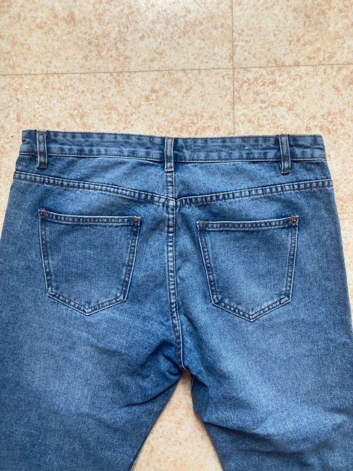 Jean droit bleu New look taille 42 - photo numéro 8