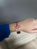 Bracelet jonc rose