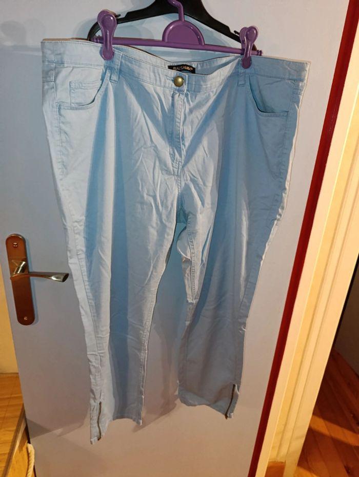 Pantalon 7/8 ème ou pantacourt Balsamik taille 48 en très bon état - photo numéro 2