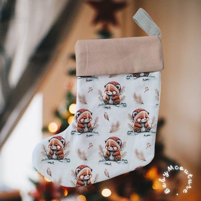 Chaussette de Noël "panda roux" - photo numéro 2