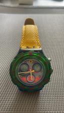 Montre Swatch Aqua Chrono SBN100 Rare Vintage