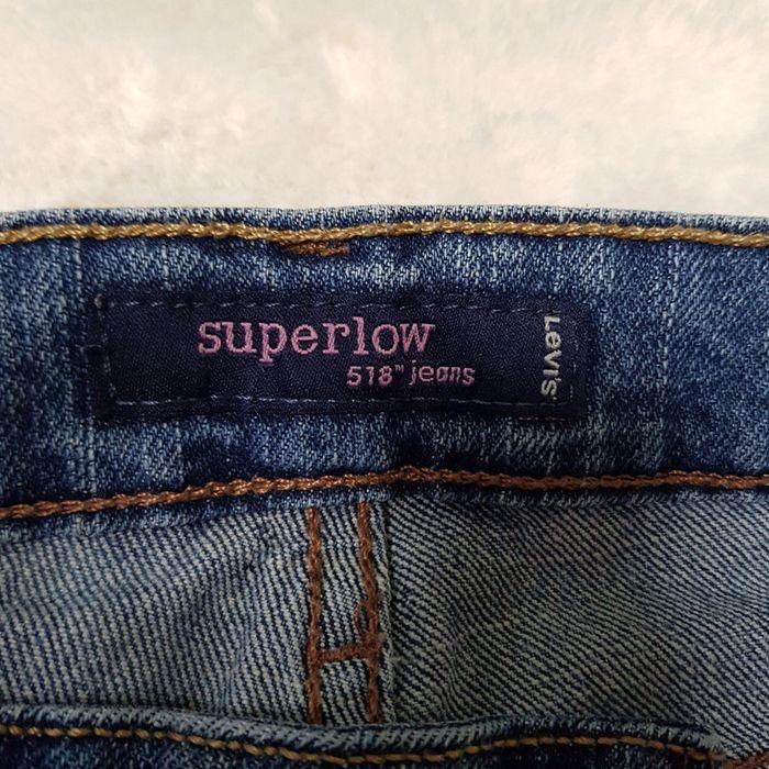 Jean Levi's 518 Superlow 7Short Bleu - photo numéro 9