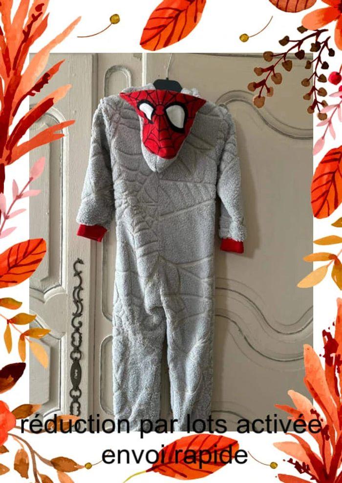 Combinaison de pyjama 110-116 cm 5-6 ans Spiderman - photo numéro 7