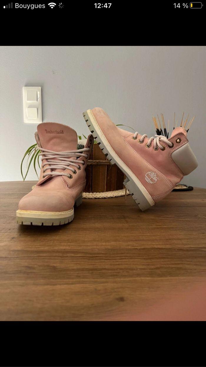 Timberland rose pale t 38 - photo numéro 1