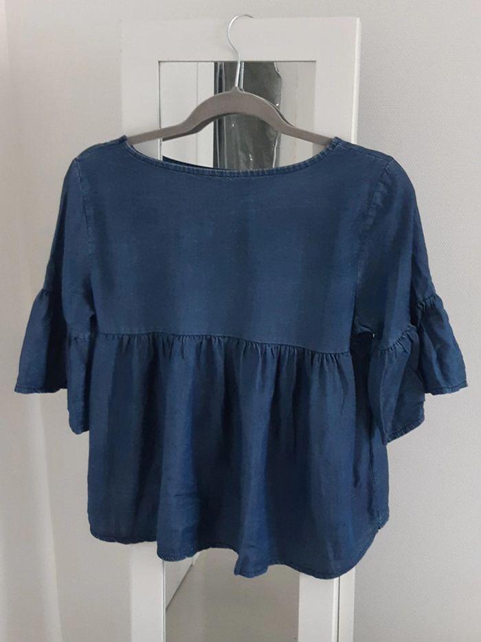 Blouse effet jean t.36 - photo numéro 3