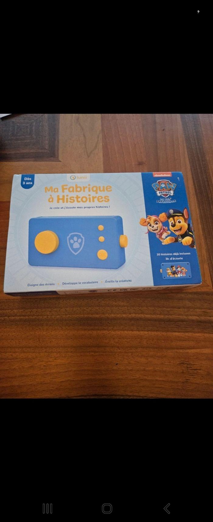 Boîte à histoire lunii paw patrol - photo numéro 1