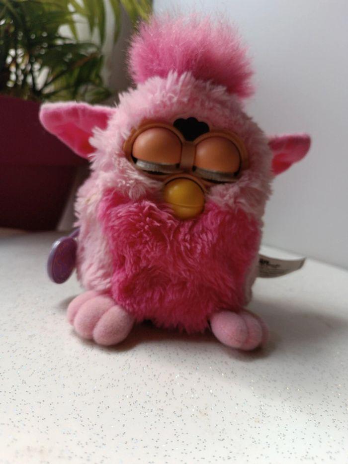 Furby vintage vtg rose pink tiger Electronic interactif électronique flamingo 1999 - photo numéro 15