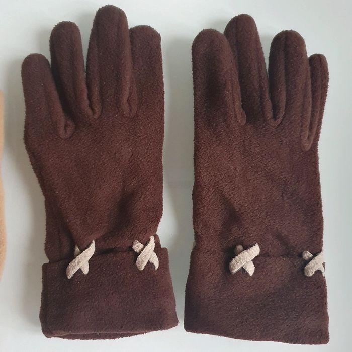 2 paires gants en polaire - photo numéro 2