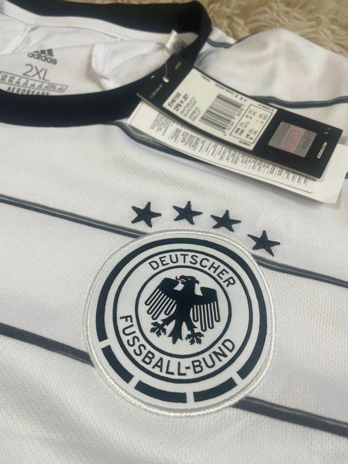 Maillot adidas allemagne 2019 2020 blanc noir taille xxl - photo numéro 4