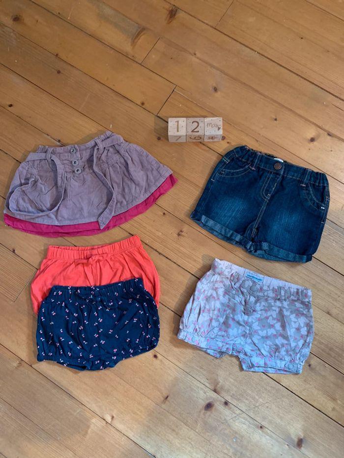 Lot jupe et shorts 12 mois - photo numéro 1