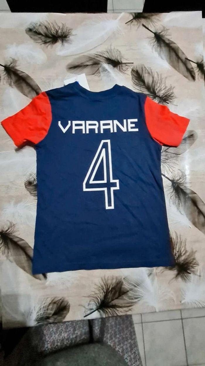 Tee-shirt  france  de  foot  varrane - photo numéro 2