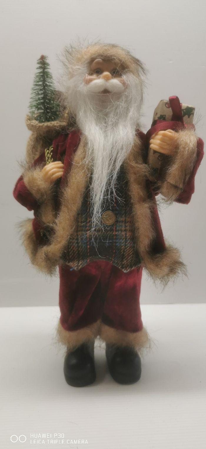 Père Noël 30 cm de haut. Figurine ANCIEN style anglais Jolly vintage Décoration - photo numéro 1