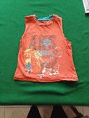 Tee shirt 4 ans orange