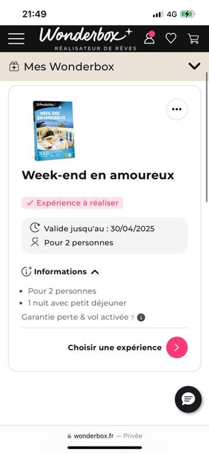 Wonderbox week-end en amoureux - photo numéro 1