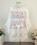 Robe Princesse Barbie Vintage motifs fleurs