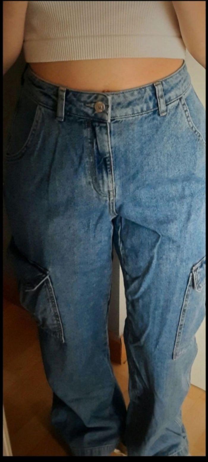 jeans cargo large - photo numéro 1