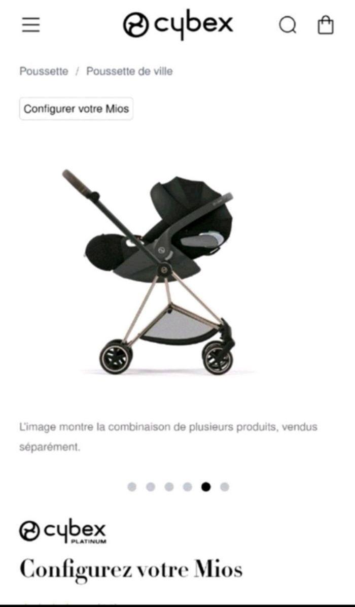 Adaptateur poussette Mios de Cybex - photo numéro 5