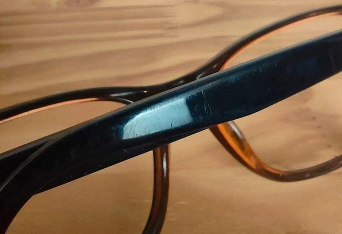 Paire de lunettes bleu orange monture plastique - photo numéro 10