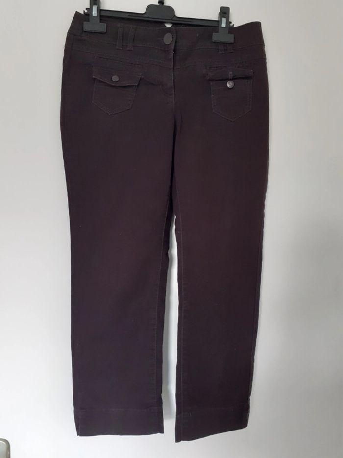 Pantalon court marron - photo numéro 1